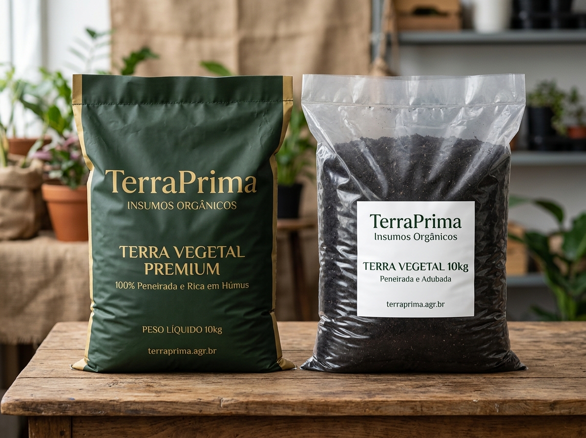 Embalagens Premium e Transparente Econômica TerraPrima Insumos